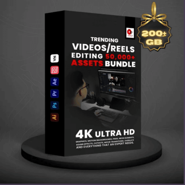 200GB+VIDEO EDITING PACK