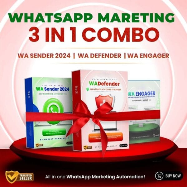 WhatsApp Marketing 3 in 1 COMBO – WA Sender 3.5.0 + WA Defender + WA Sender